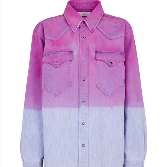 NWT Isabel Marant Etoile Pitti Ombré Blouse - Picture 4 of 7